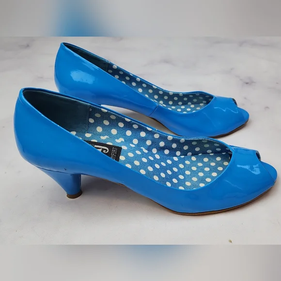 🥳SALE!🥳AJ Valenci blue heels - Picture 3 of 16